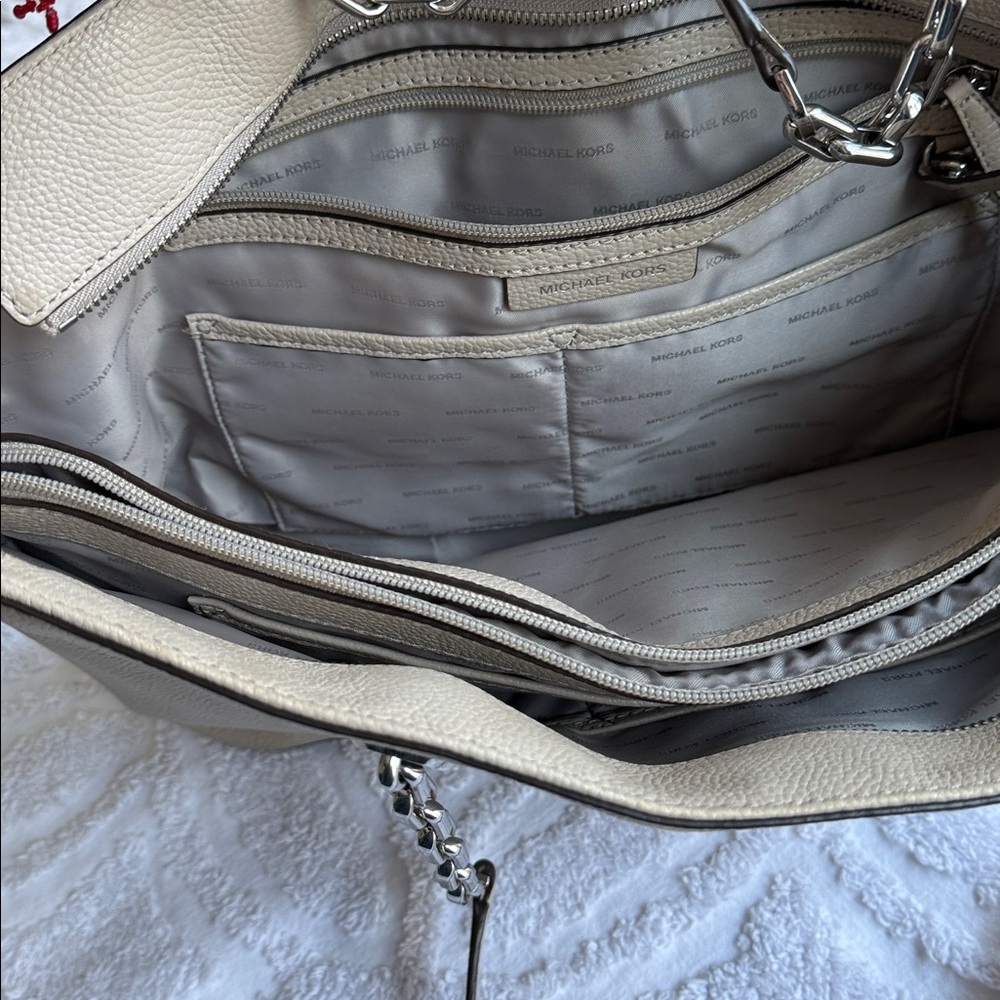Michael Kors Chain Top Zip Multi-Function Tote - image 8
